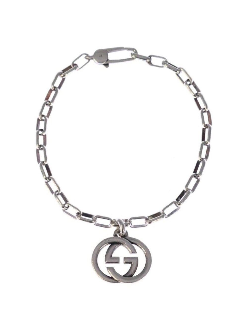 Gucci Interlocking Bracelet Silver